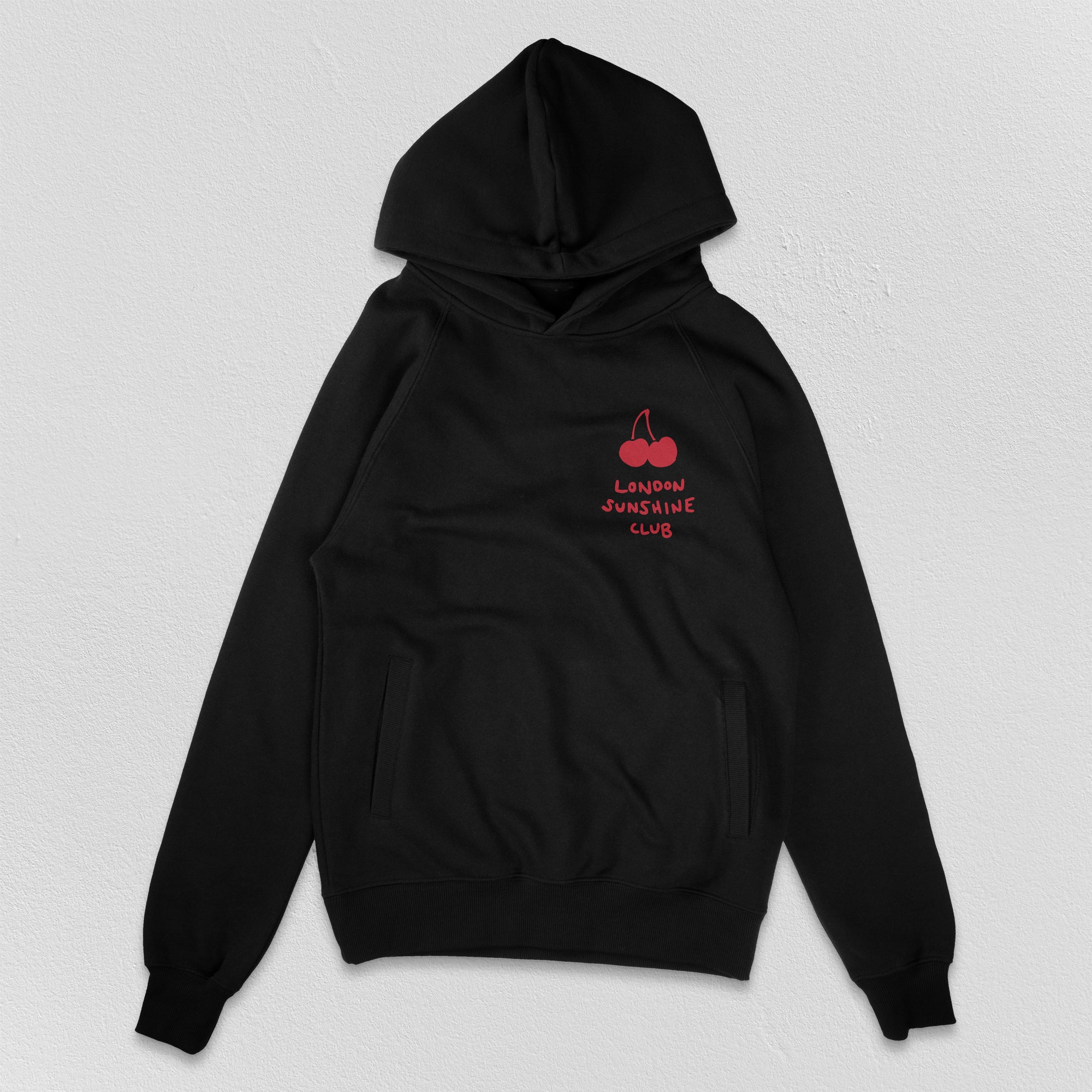 London Sunshine Club Cherry Hoody Black (JAN DELIVERY)