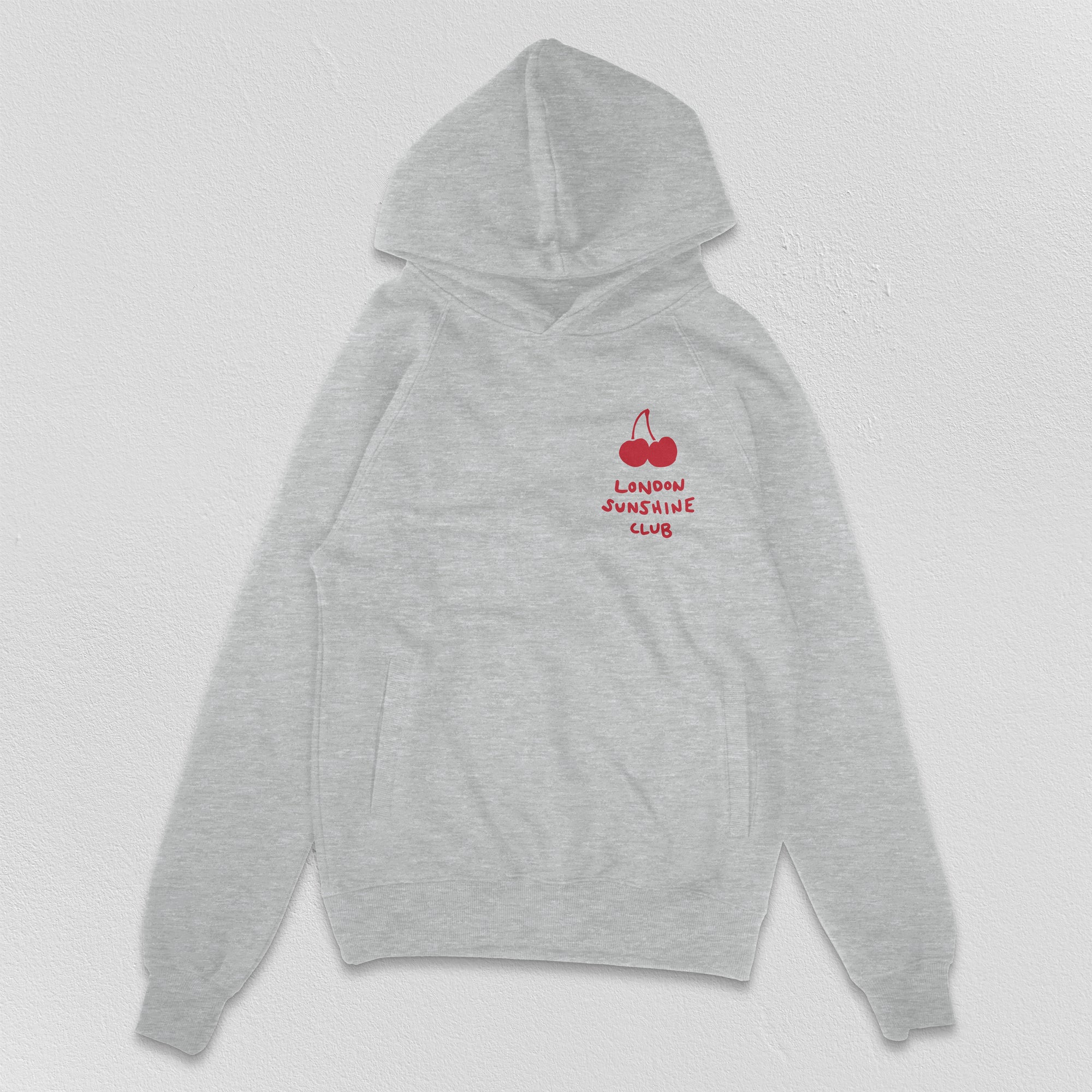 London Sunshine Club Cherry Hoody Grey