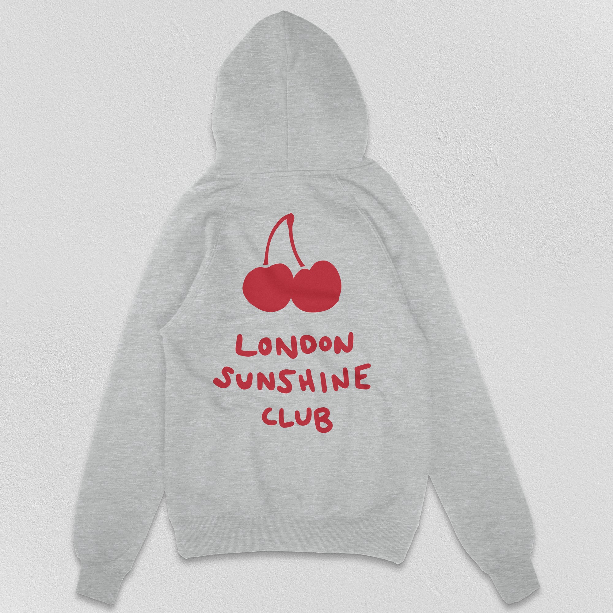 London Sunshine Club Cherry Hoody Grey