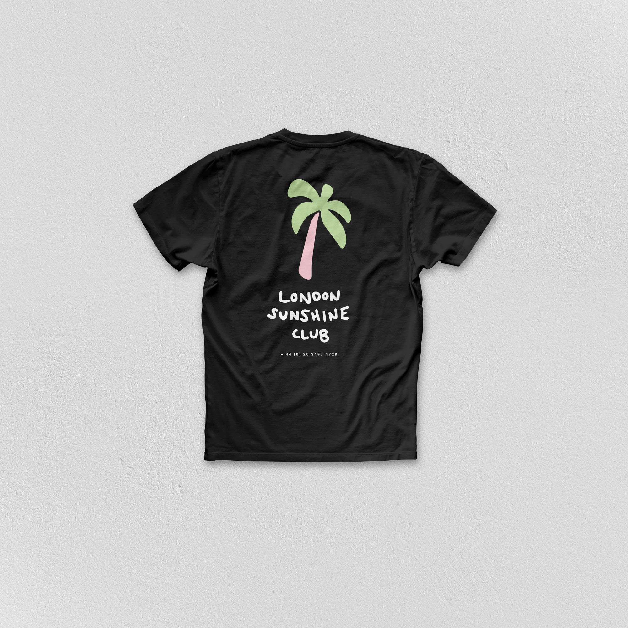 London Sunshine Club Palm Tree Black